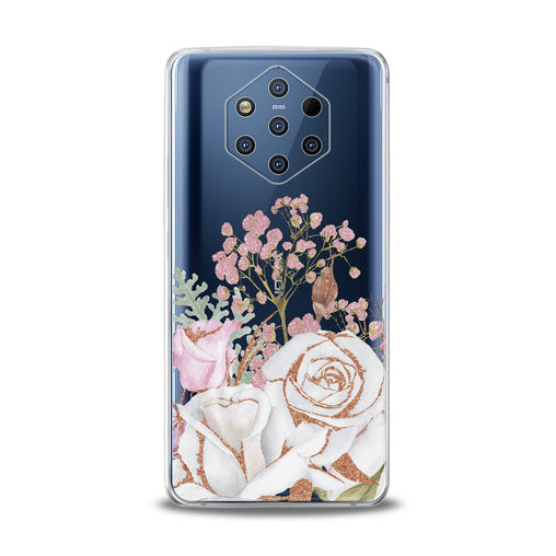 Lex Altern White Rose Pattern Nokia Case