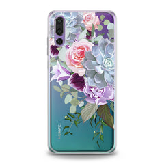 Lex Altern TPU Silicone Huawei Honor Case Purple Floral Pattern