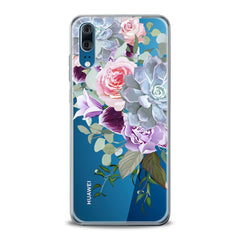 Lex Altern TPU Silicone Huawei Honor Case Purple Floral Pattern