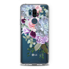 Lex Altern TPU Silicone LG Case Purple Floral Pattern