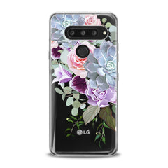 Lex Altern Purple Floral Pattern LG Case