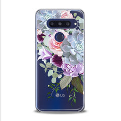 Lex Altern TPU Silicone LG Case Purple Floral Pattern