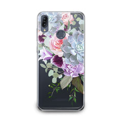 Lex Altern Purple Floral Pattern Asus Zenfone Case