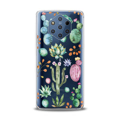 Lex Altern TPU Silicone Nokia Case Green Cactuses