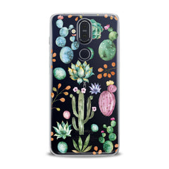 Lex Altern TPU Silicone Nokia Case Green Cactuses