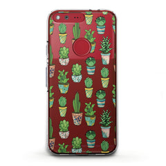 Lex Altern TPU Silicone Google Pixel Case Decorative Cactuses