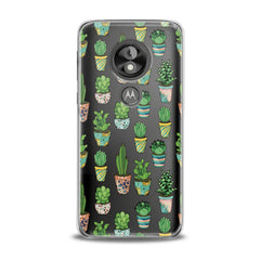 Lex Altern TPU Silicone Motorola Case Decorative Cactuses