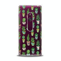 Lex Altern TPU Silicone Sony Xperia Case Decorative Cactuses