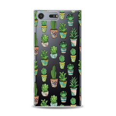 Lex Altern TPU Silicone Sony Xperia Case Decorative Cactuses