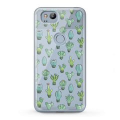 Lex Altern TPU Silicone Google Pixel Case Cute Cactus Patern