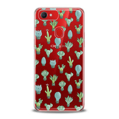 Lex Altern TPU Silicone Oppo Case Cute Cactus Patern