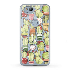 Lex Altern TPU Silicone Google Pixel Case Funny Cactus Theme