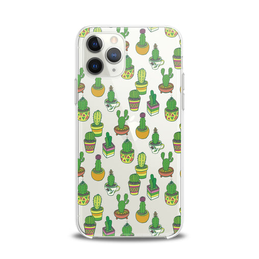 Lex Altern TPU Silicone iPhone Case Cute Green Cactuses