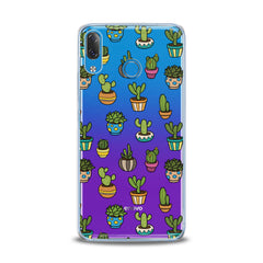 Lex Altern TPU Silicone Lenovo Case Painted Cactuses