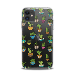 Lex Altern TPU Silicone iPhone Case Painted Cactuses