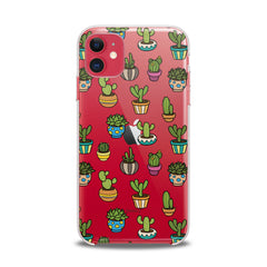 Lex Altern TPU Silicone iPhone Case Painted Cactuses