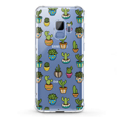 Lex Altern TPU Silicone Samsung Galaxy Case Painted Cactuses