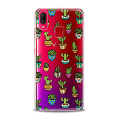 Lex Altern TPU Silicone VIVO Case Painted Cactuses