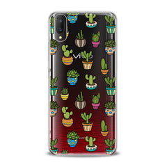 Lex Altern TPU Silicone VIVO Case Painted Cactuses