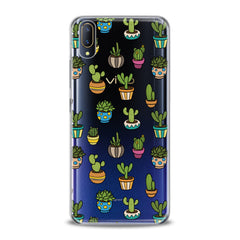 Lex Altern TPU Silicone VIVO Case Painted Cactuses