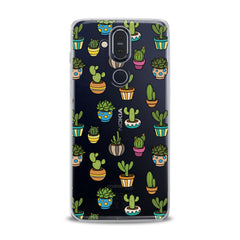 Lex Altern TPU Silicone Nokia Case Painted Cactuses