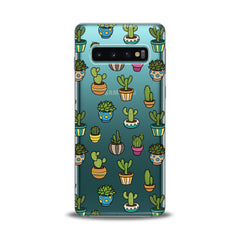 Lex Altern TPU Silicone Samsung Galaxy Case Painted Cactuses