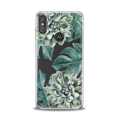 Lex Altern TPU Silicone Motorola Case Green Leaves Bloom