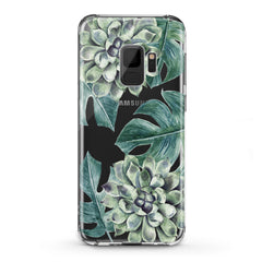 Lex Altern TPU Silicone Samsung Galaxy Case Green Leaves Bloom