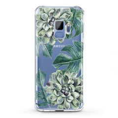 Lex Altern TPU Silicone Samsung Galaxy Case Green Leaves Bloom