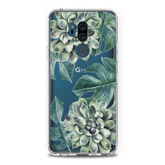 Lex Altern TPU Silicone LG Case Green Leaves Bloom