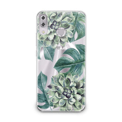 Lex Altern TPU Silicone Asus Zenfone Case Green Leaves Bloom