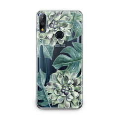 Lex Altern TPU Silicone Asus Zenfone Case Green Leaves Bloom