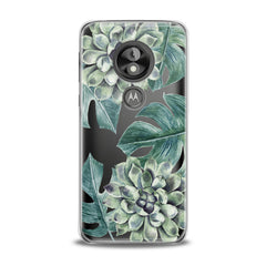 Lex Altern TPU Silicone Motorola Case Green Leaves Bloom