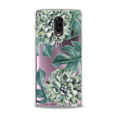 Lex Altern TPU Silicone OnePlus Case Green Leaves Bloom