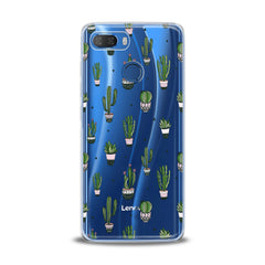 Lex Altern TPU Silicone Lenovo Case Simple Green Cactus