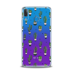 Lex Altern TPU Silicone Lenovo Case Simple Green Cactus