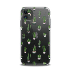 Lex Altern TPU Silicone iPhone Case Simple Green Cactus