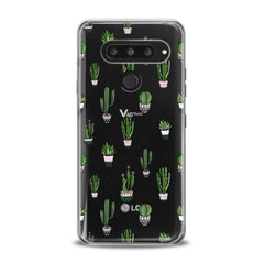 Lex Altern TPU Silicone LG Case Simple Green Cactus