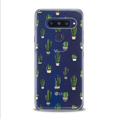 Lex Altern TPU Silicone LG Case Simple Green Cactus