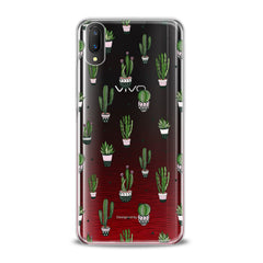 Lex Altern TPU Silicone VIVO Case Simple Green Cactus