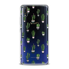 Lex Altern TPU Silicone VIVO Case Simple Green Cactus