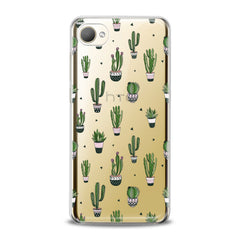 Lex Altern TPU Silicone HTC Case Simple Green Cactus