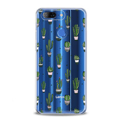 Lex Altern TPU Silicone Lenovo Case Simple Green Cactus