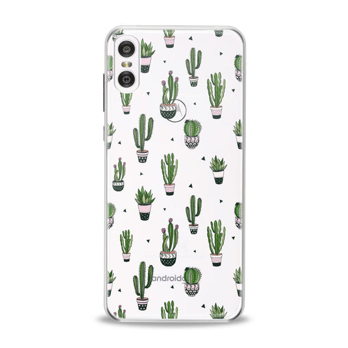 Lex Altern Simple Green Cactus Motorola Case