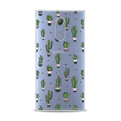 Lex Altern TPU Silicone Sony Xperia Case Simple Green Cactus