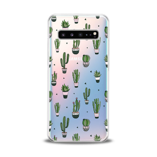 Lex Altern Simple Green Cactus Samsung Galaxy Case