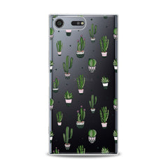 Lex Altern TPU Silicone Sony Xperia Case Simple Green Cactus