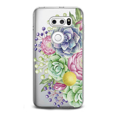 Lex Altern TPU Silicone LG Case Colorful Flowers