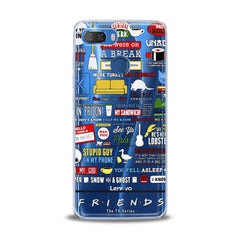 Lex Altern TPU Silicone Lenovo Case Friends Quotes