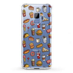 Lex Altern TPU Silicone Samsung Galaxy Case Tasty Food Pattern